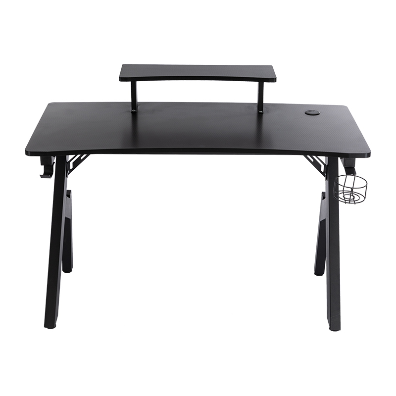 Ergonomic 2 Tier Gaming Table/Desk A-Frame Design Pc Table For Home Office