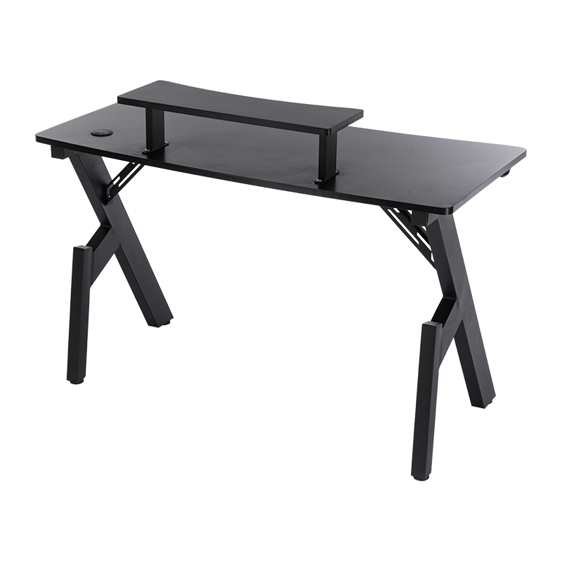 Ergonomic 2 Tier Gaming Table/Desk A-Frame Design Pc Table For Home Office