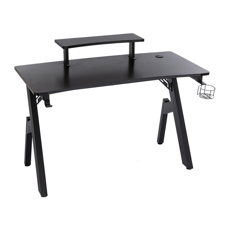 Ergonomic 2 Tier Gaming Table/Desk A-Frame Design Pc Table For Home Office