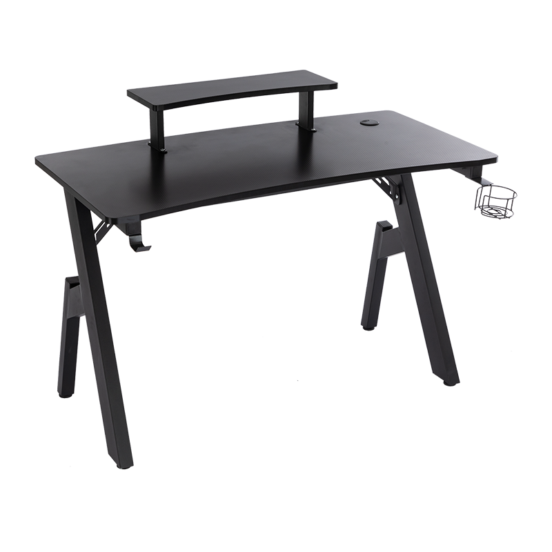 Ergonomic 2 Tier Gaming Table/Desk A-Frame Design Pc Table For Home Office